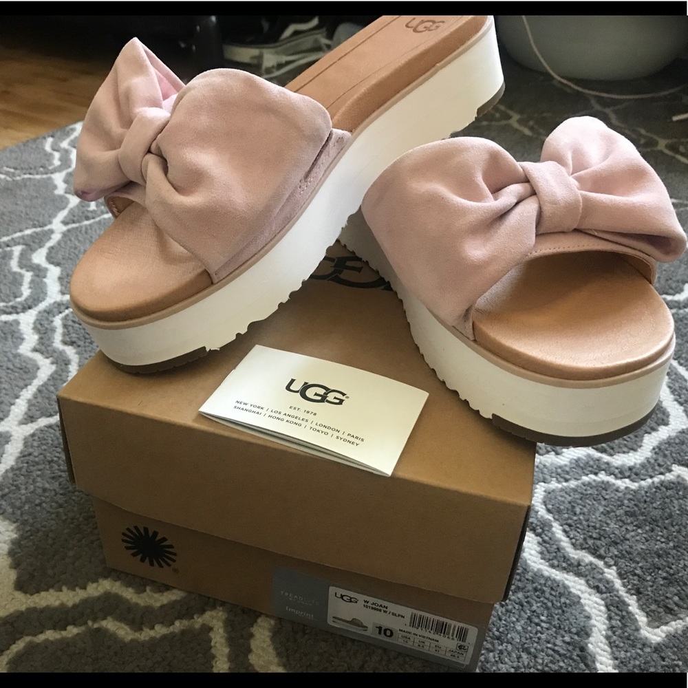 Ugg Joan Bow Sandals Size 10